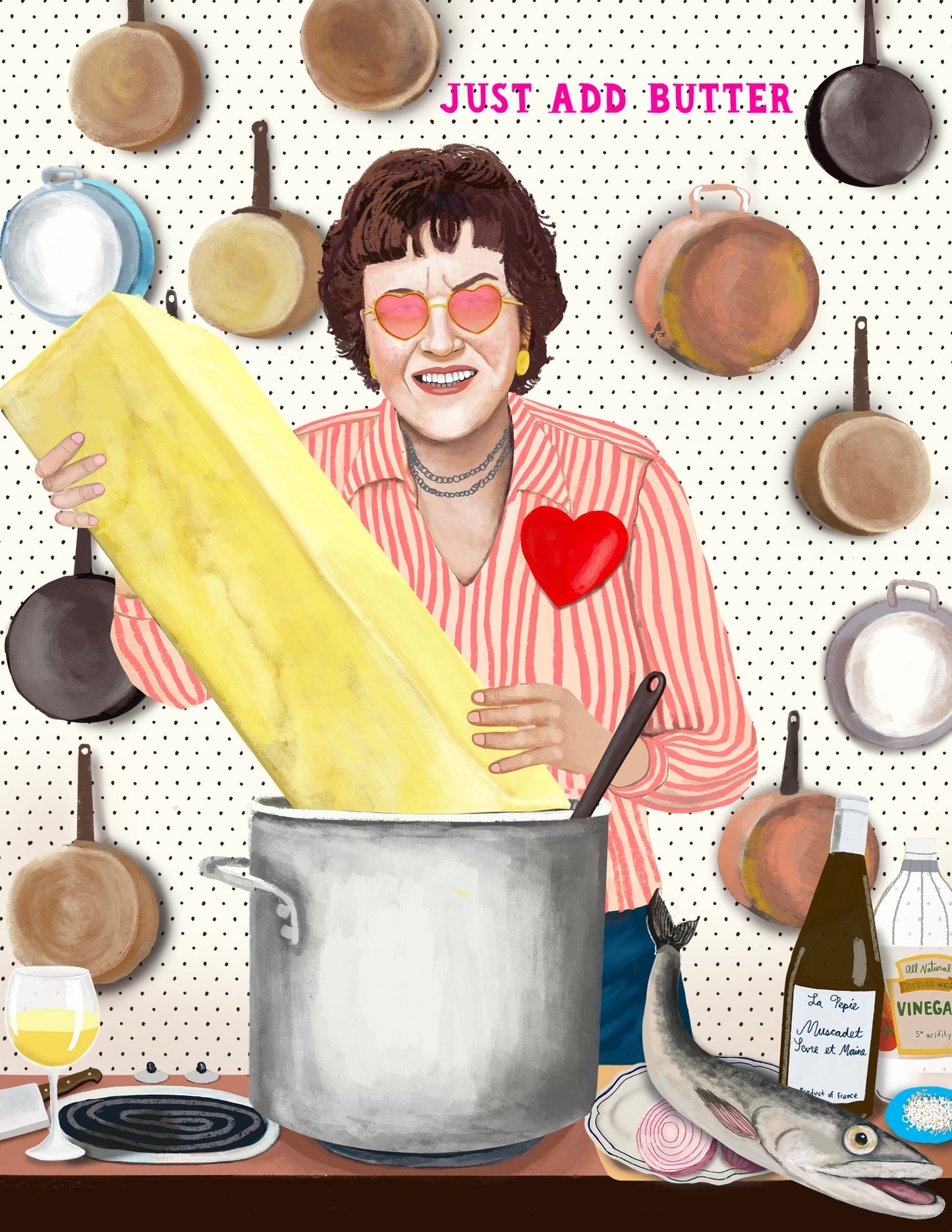 Just Add Butter Greeting Card