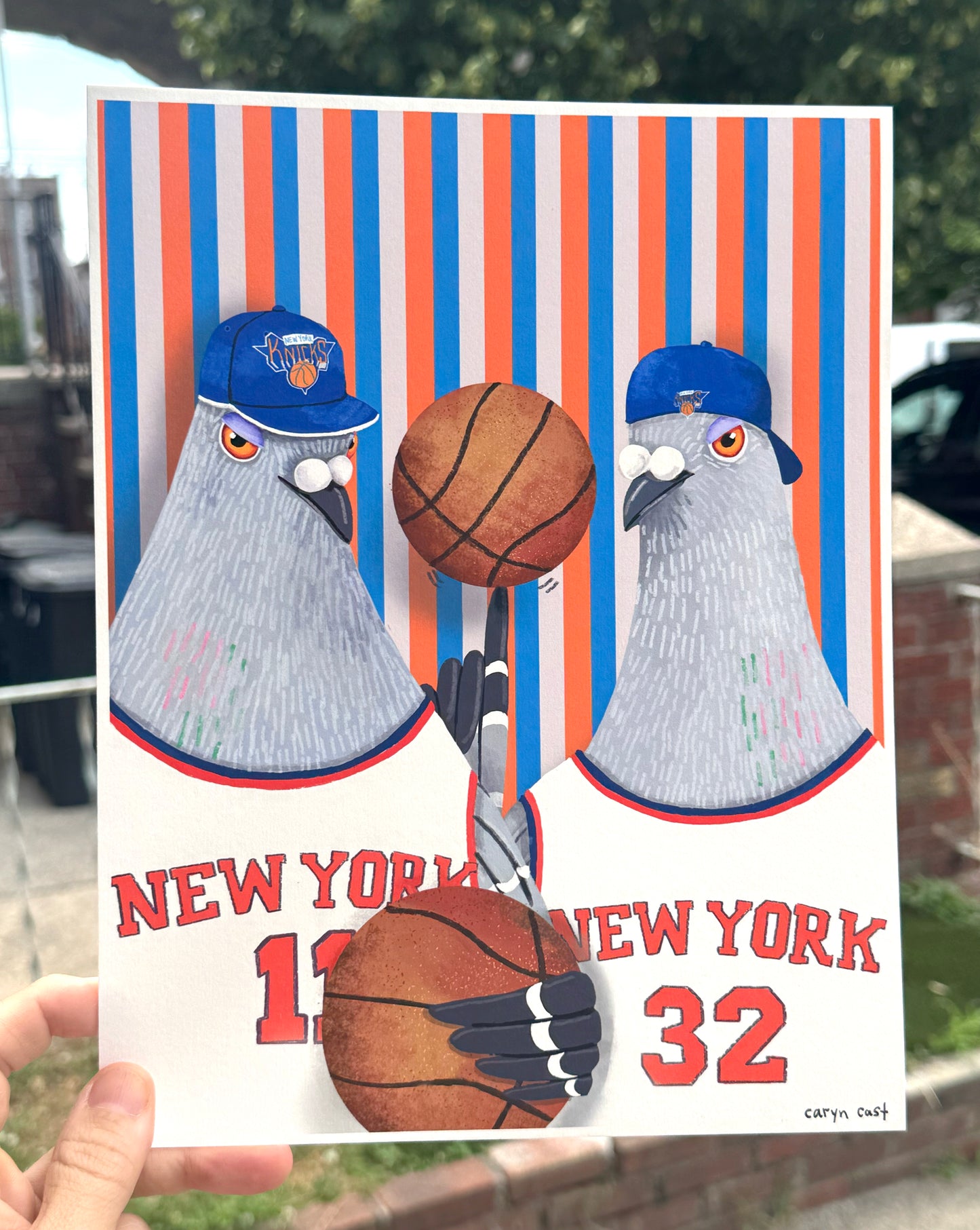 Knicks Pigeon MVPs Print