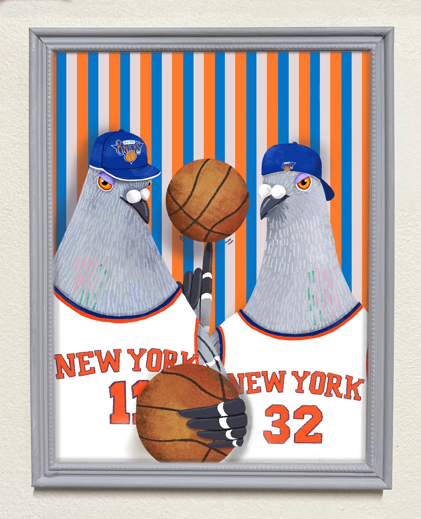 Knicks Pigeon MVPs Print