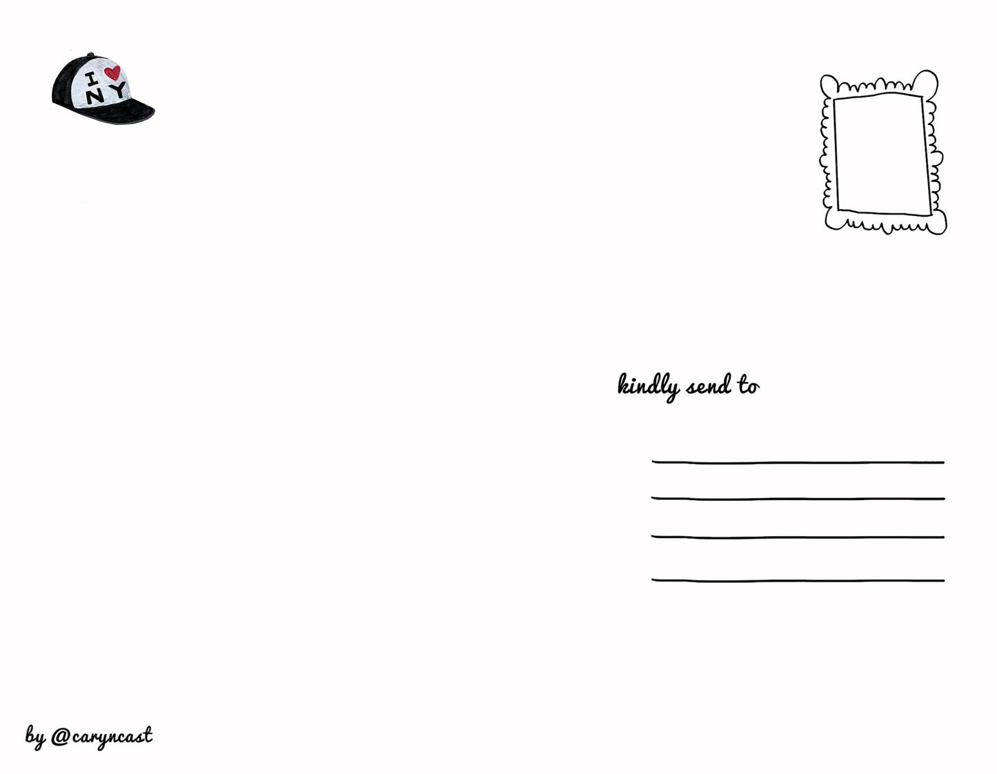 Pigeon on a Bike Postcard