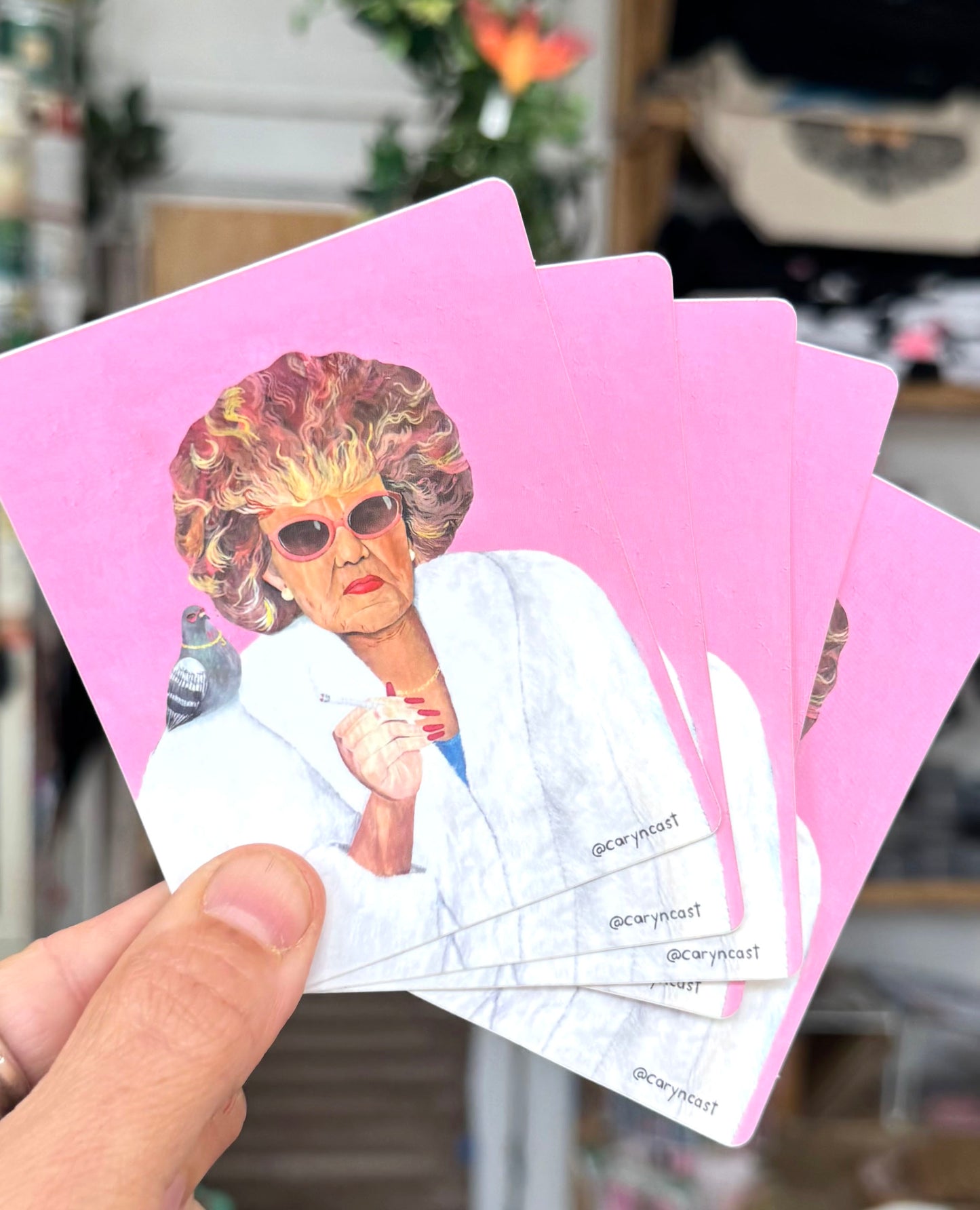 Pigeon Lady Sticker