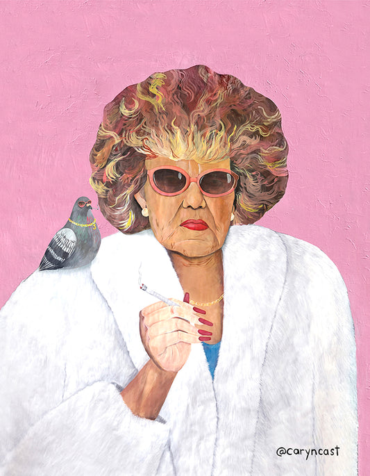 Pigeon Lady Sticker
