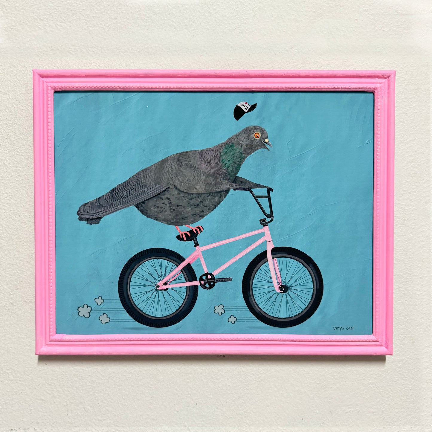 Pigeon on a Bike