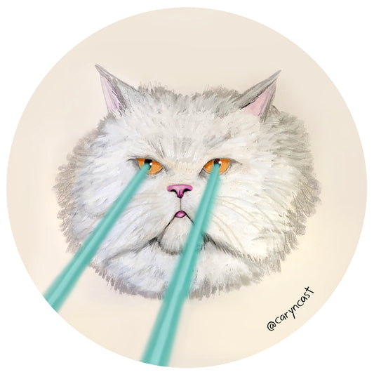 Psycho Kitty Sticker