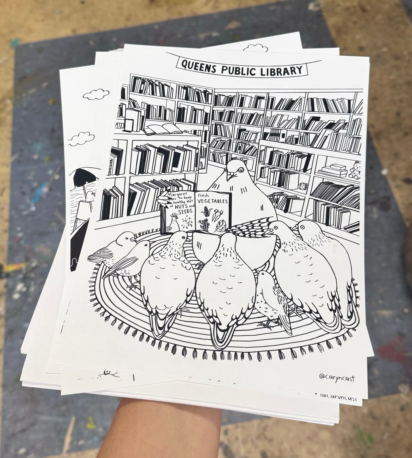 Queens Coloring Book for Queens Public Library