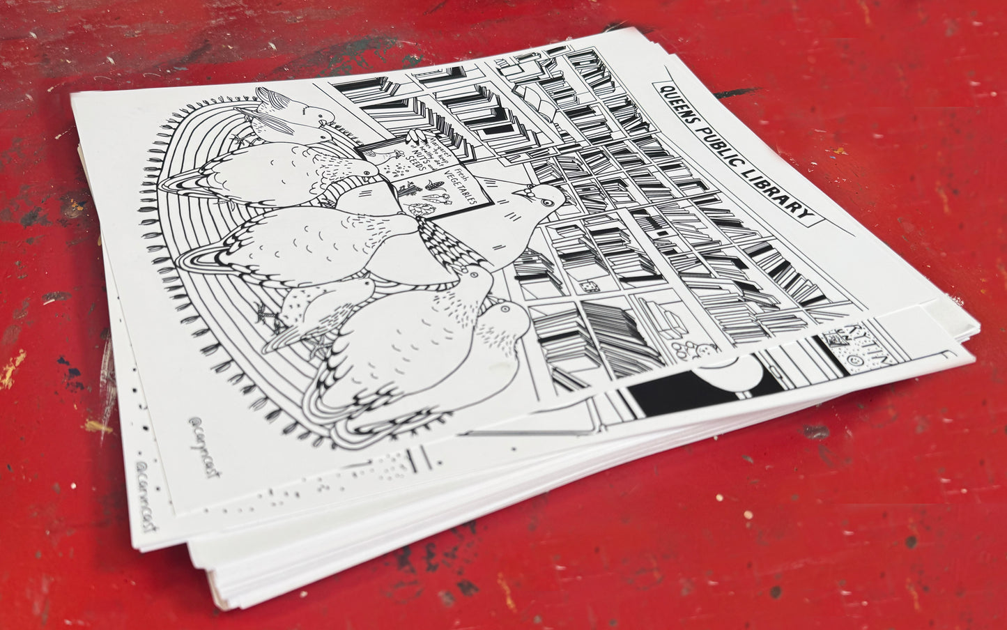 Queens Coloring Book for Queens Public Library