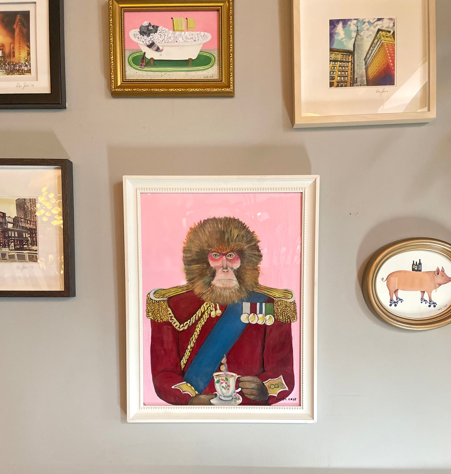 Royal Monkey With a Spot of Tea
