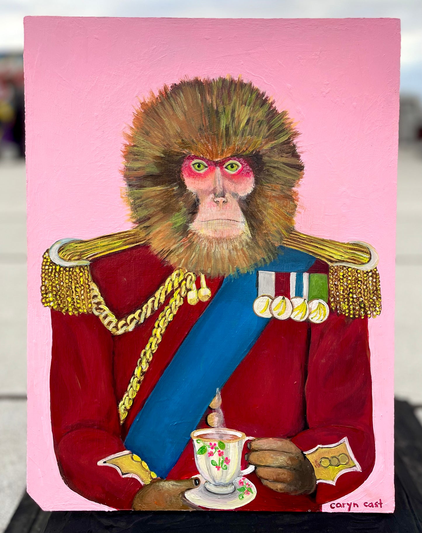 Royal Monkey With a Spot of Tea