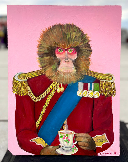 Royal Monkey With a Spot of Tea