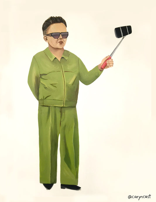 Selfie Stick Print