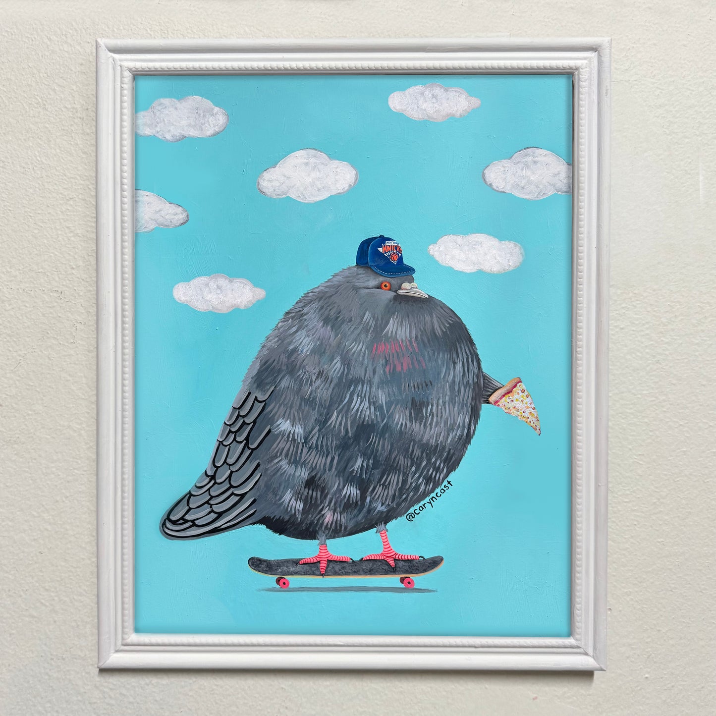 Skateboarding Jerry in Greenpoint art print