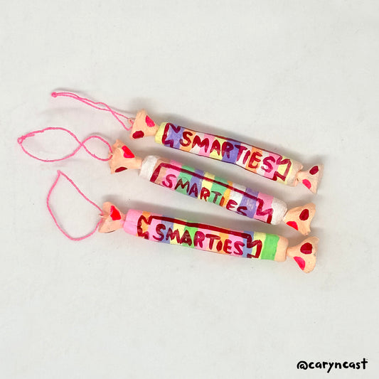 Smarties Candy Ornament