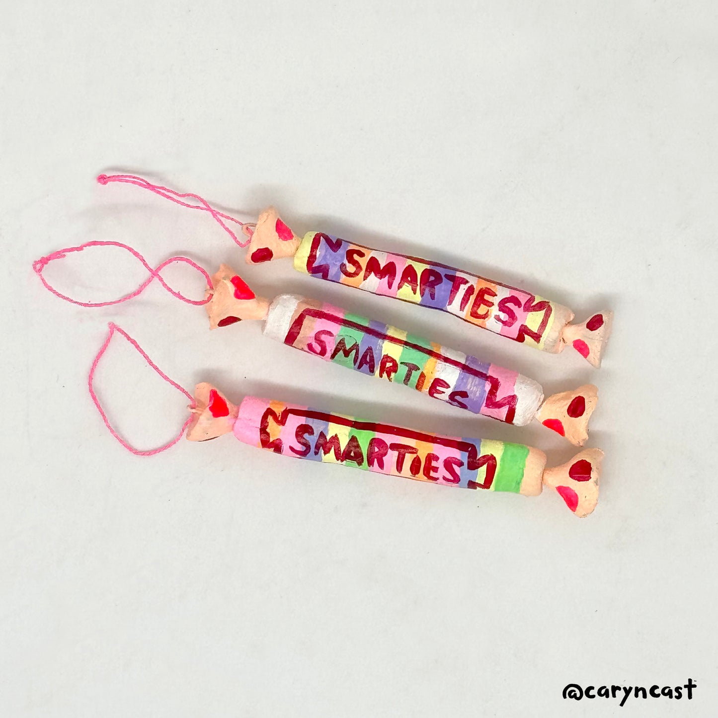 Smarties Candy Ornament