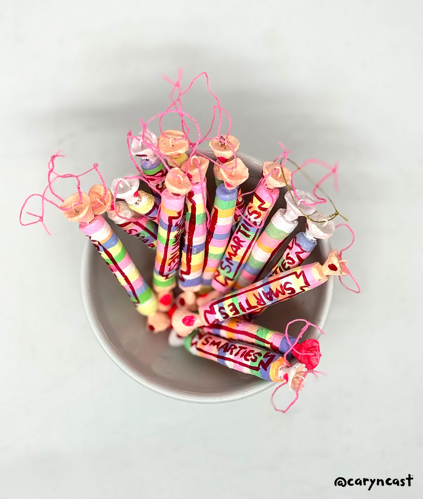 Smarties Candy Ornament