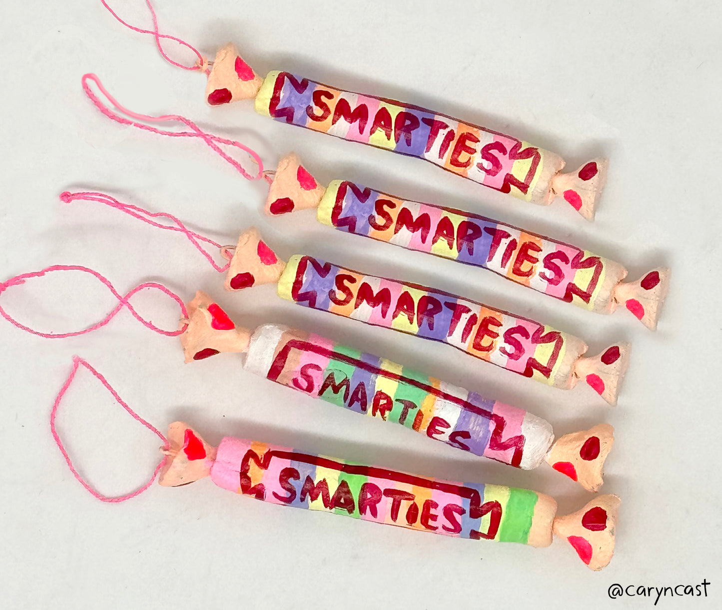 Smarties Candy Ornament