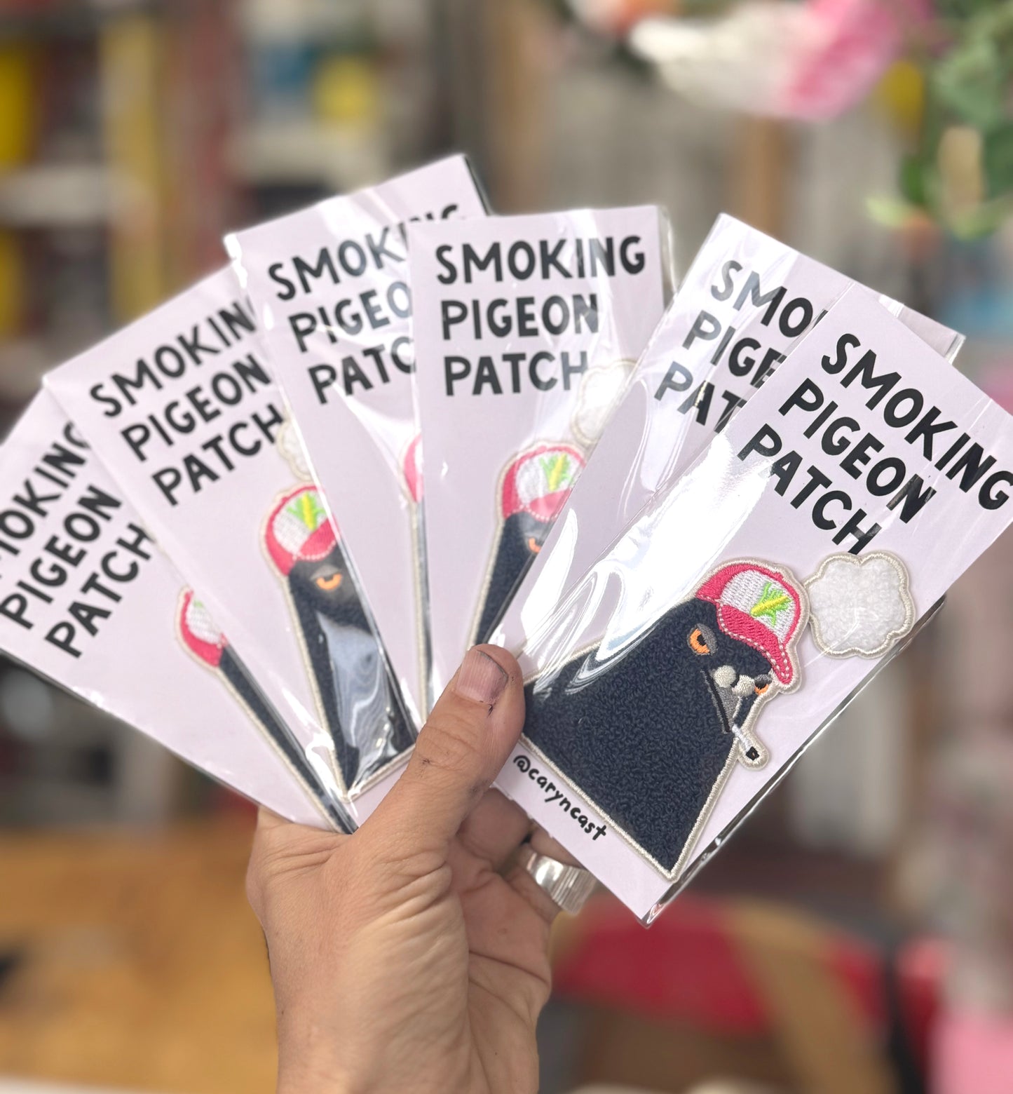 Smoking Pigeon Patch