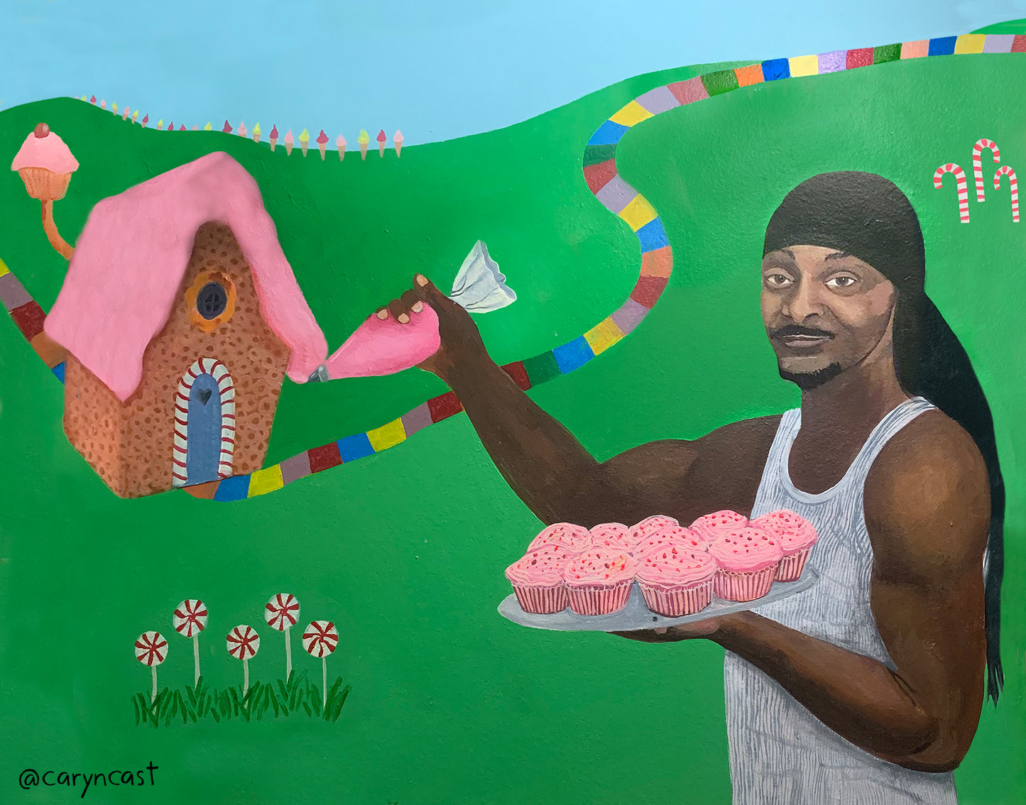 Snoop Dogg and Martha in Candlyland Postcard Set