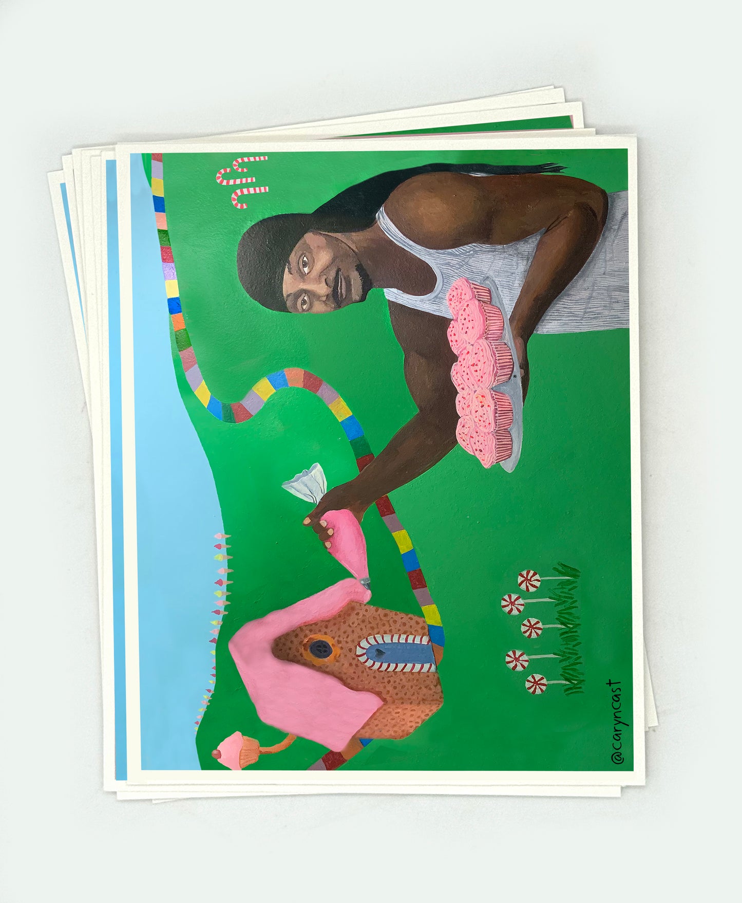 Snoop Dogg and Martha in Candlyland Postcard Set