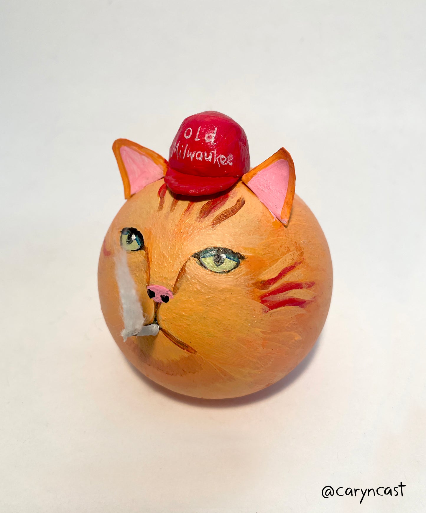 Sweet Potato the Smoking Cat