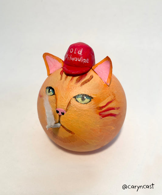 Sweet Potato the Smoking Cat