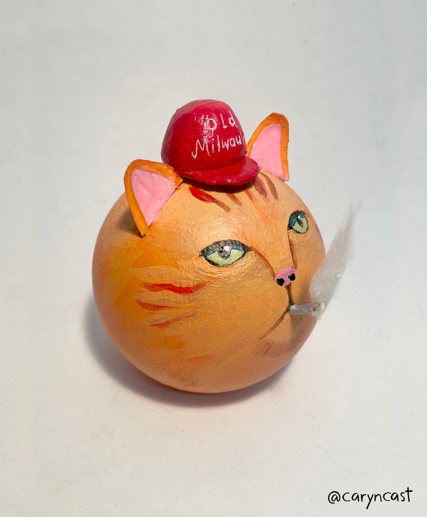 Sweet Potato the Smoking Cat