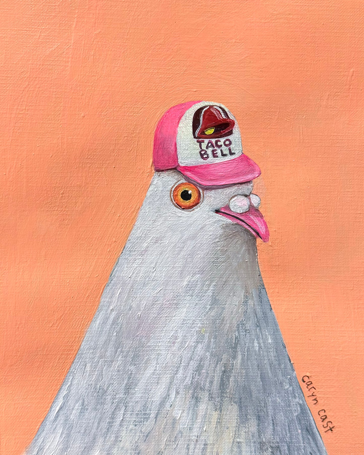 Taco Bell Pigeon Print