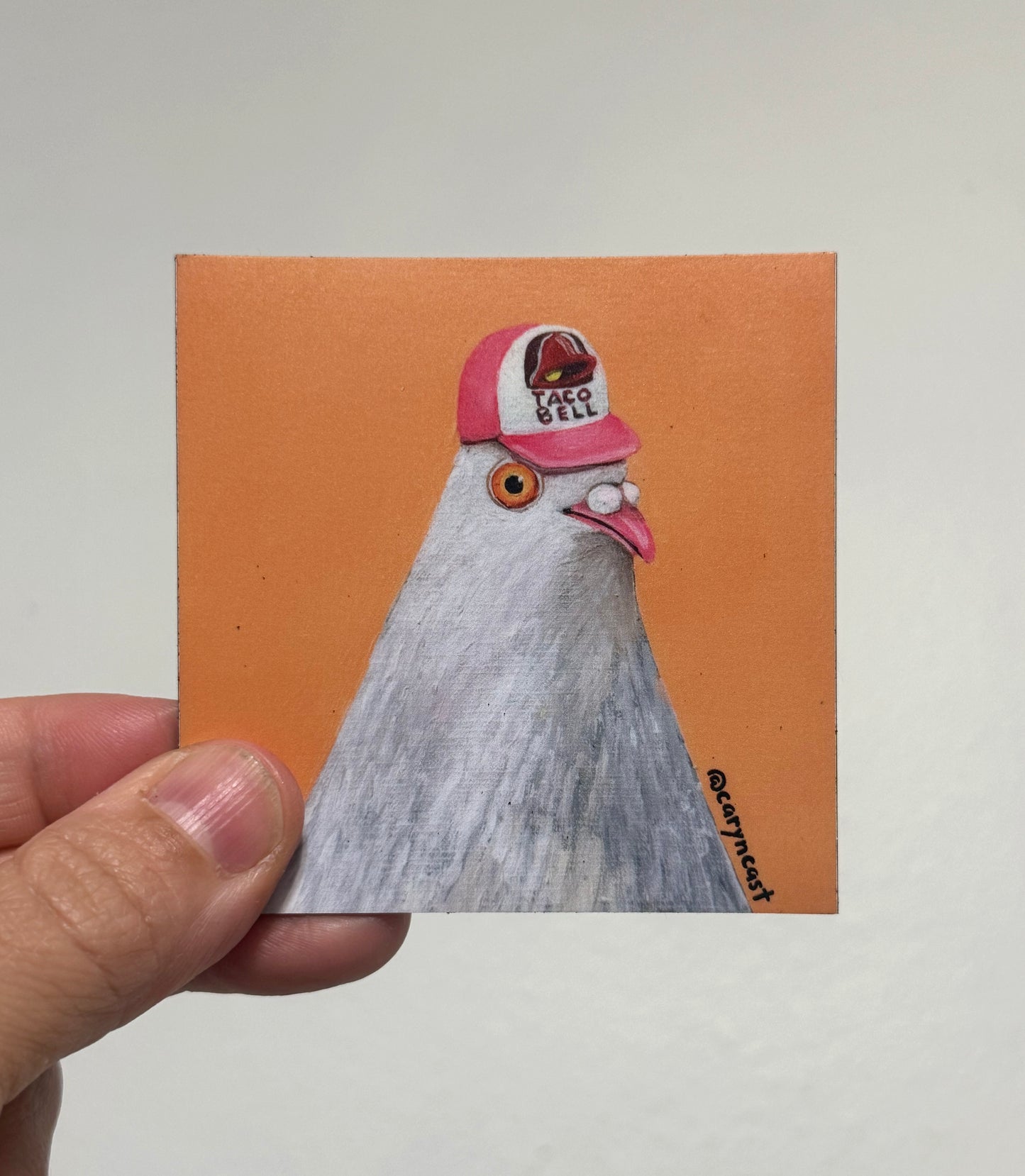 Taco Bell Pigeon Magnet