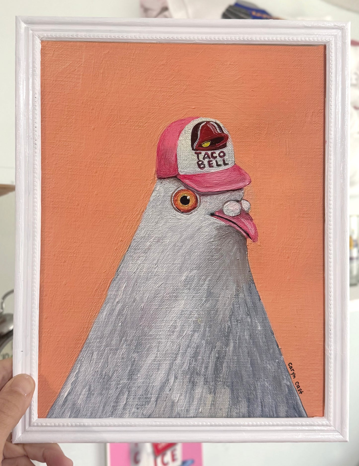 Taco Bell Pigeon Print