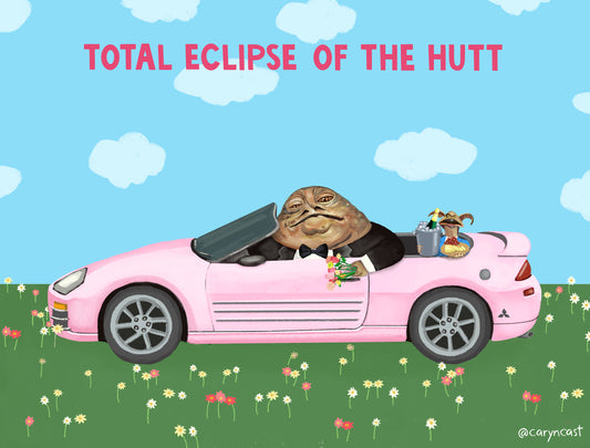 Total Eclipse of the Hutt Postcard.