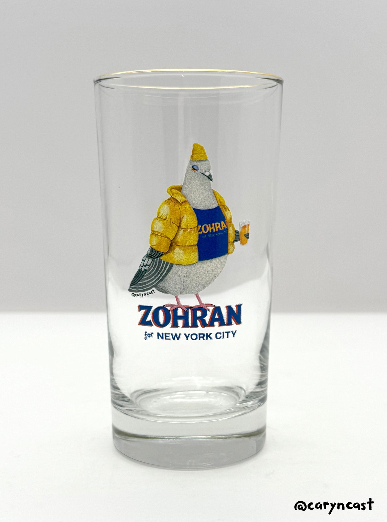 Winter Jerry for Zohran Highball Glass