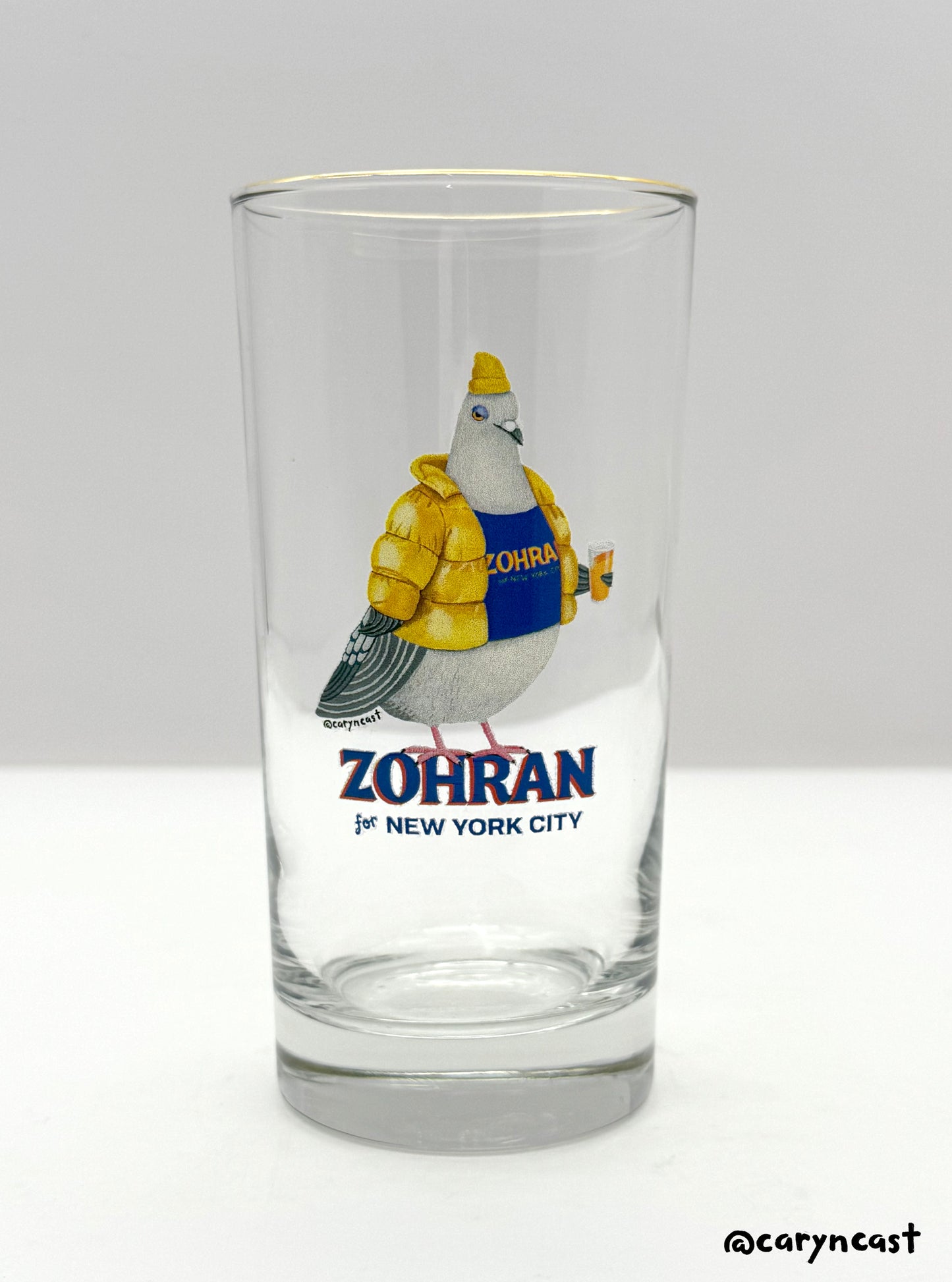 Winter Jerry Highball Glass