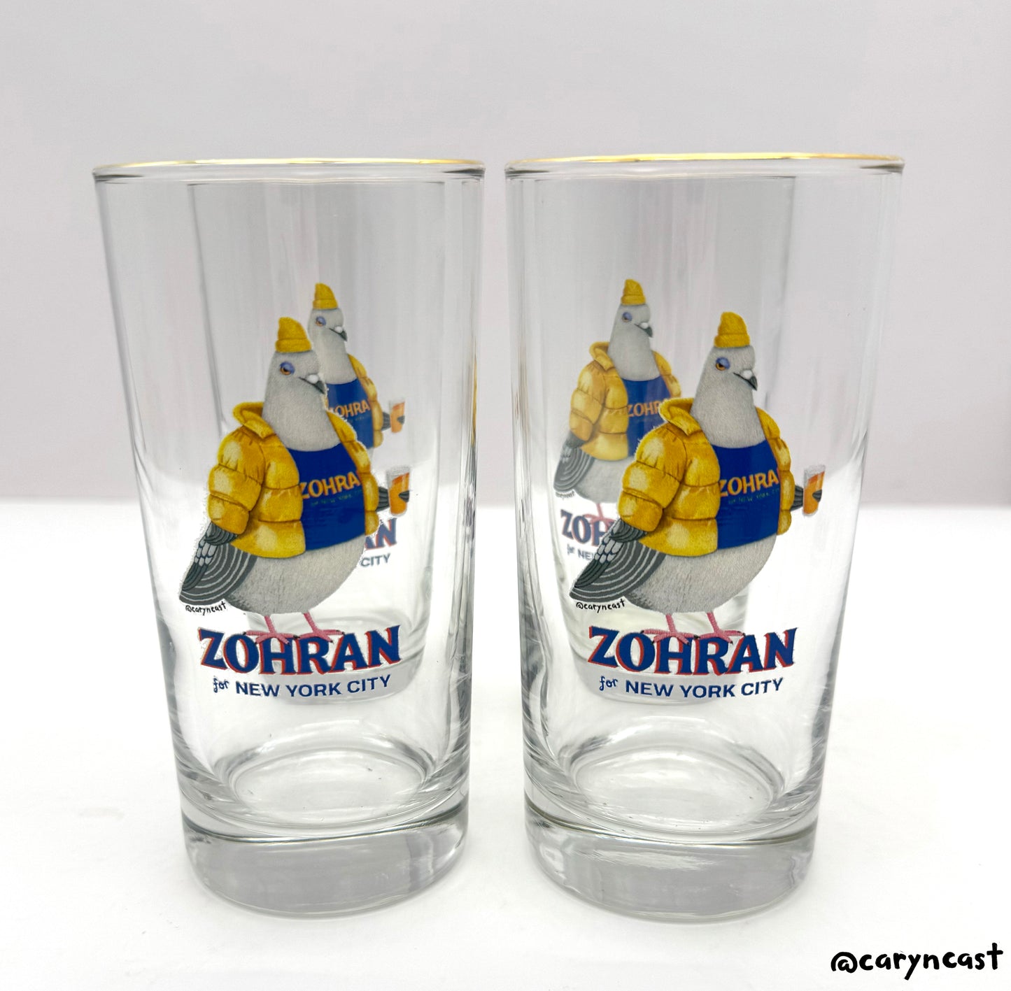 Winter Jerry Highball Glass