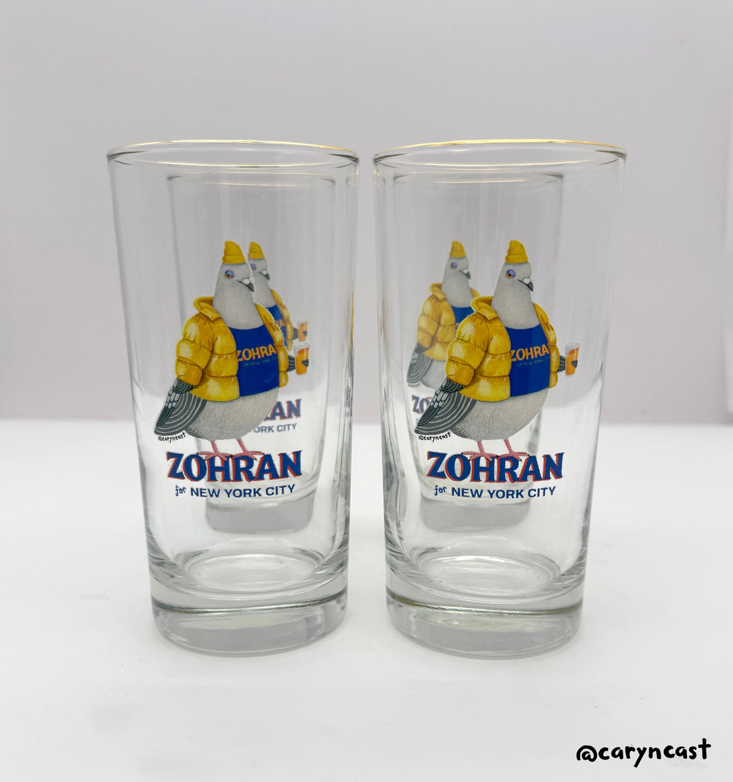 Winter Jerry Highball Glass