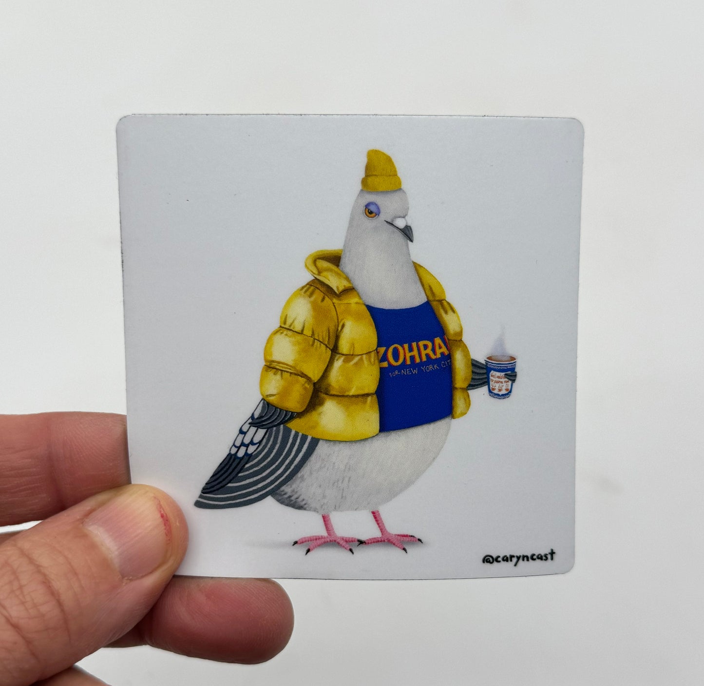 Winter Jerry for Zohran Magnet