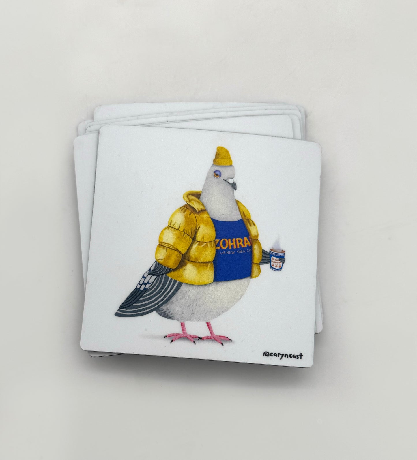 Winter Jerry for Zohran Magnet