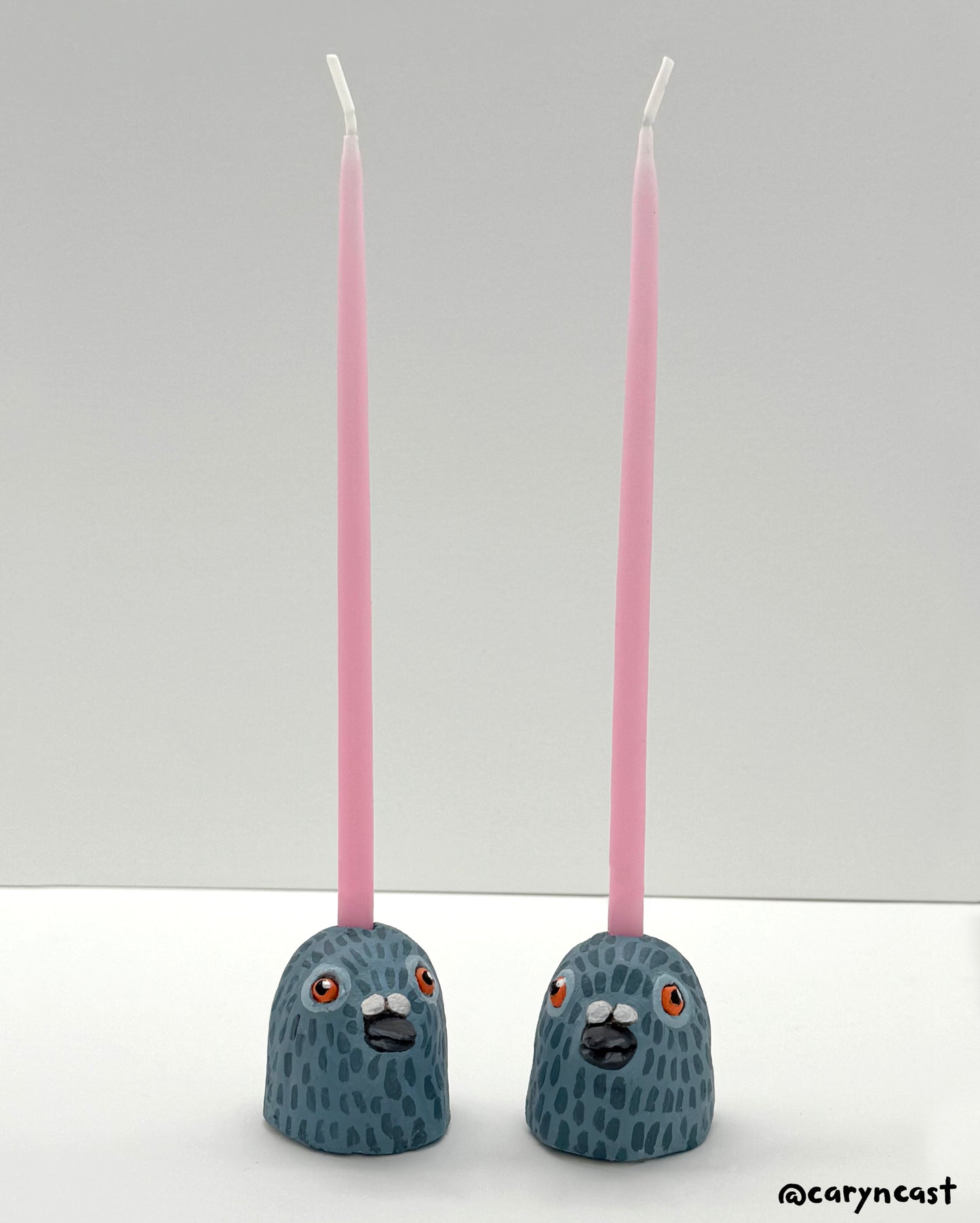 Pigeon Candle Holders