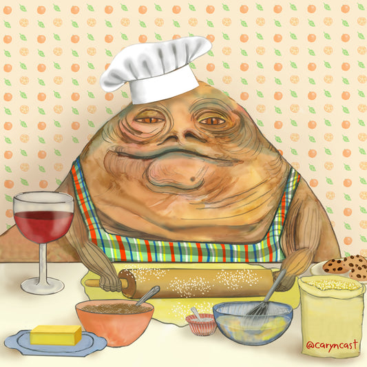 Chef Jabba the Hutt Magnet